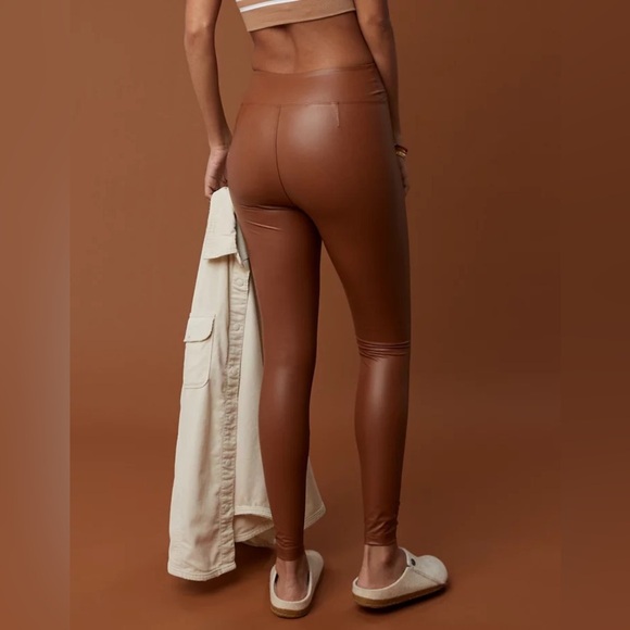 NWT Aerie Brown High-Waisted Leggings - Picture 5 of 11